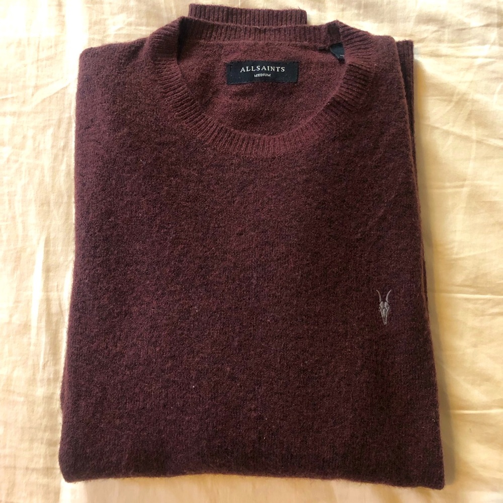 All Saints crewneck sweater (alpaca + wool)